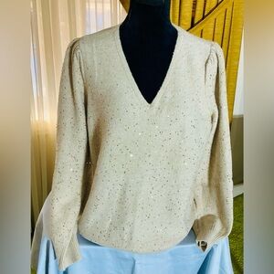 Pretty gold sequined sweater 🌟🌟🌟